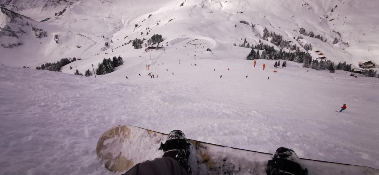 Refuge Le Chaudron Restaurants Lounge & Bar Hotel Champéry Buitenkant foto